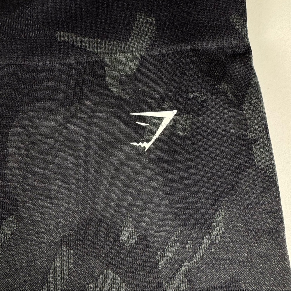 Gymshark Black Camouflage Leggings Size S - Picture 5 of 9
